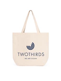 TWOTHIRDS Tote Bag Twothirds Logo Ecru