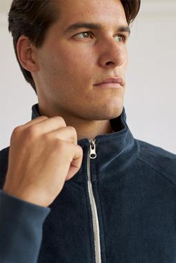 TWOTHIRDS Sweatshirt Mit Reißverschluss Ballycotton Mediterranean Navy