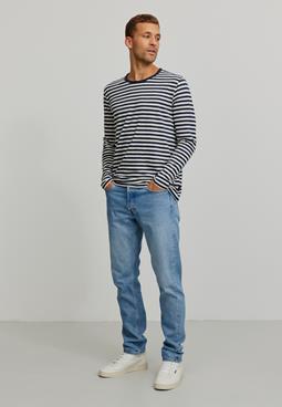 Recolution Longsleeve Maca Stripes Dunkelblau