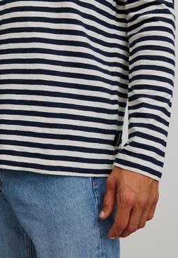 Recolution Longsleeve Maca Stripes Dunkelblau
