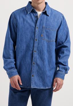 MUD Jeans Shirt Denim Chris Medium Stone Blue