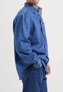 MUD Jeans Shirt Denim Chris Medium Stone Blue