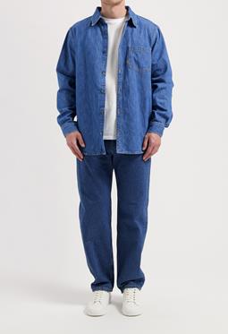 MUD Jeans Shirt Denim Chris Medium Stone Blue