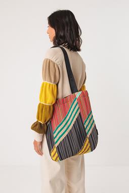 SKFK Tote Bag Haundi Multicolored Black/Red