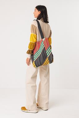 SKFK Tote Bag Haundi Multicolored Black/Red