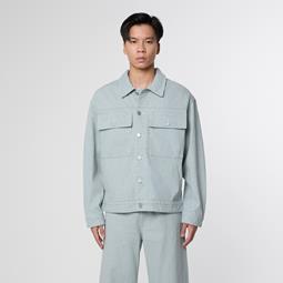 Dawn Denim Jacket Dune Boxy Recycled Blue