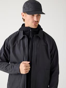 KnowledgeCotton Apparel Jacket Vent Canvas 200 Black Jet