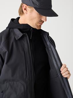 KnowledgeCotton Apparel Jacket Vent Canvas 200 Black Jet