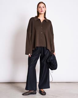 JAN 'N JUNE Cardigan Anjo Mud Brown
