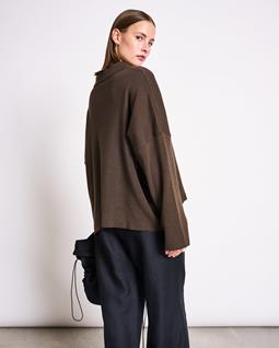 JAN 'N JUNE Cardigan Anjo Mud Brown