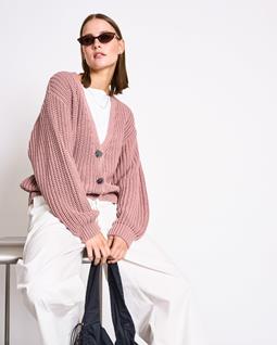 JAN 'N JUNE Cardigan Lena Mauve