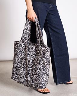 JAN 'N JUNE Bag Padded Shopper Smol Leo Print