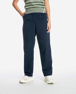MATONA Geplooide Broek In Marineblauw