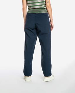 MATONA Geplooide Broek In Marineblauw