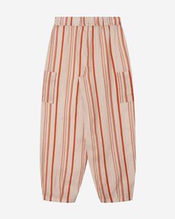 MATONA Gestreepte Broek Met Rechte Pijpen