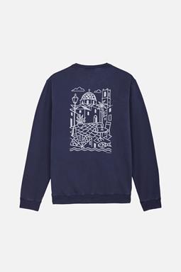 Trendsplant Sweatshirt La Plaza Dome Blue