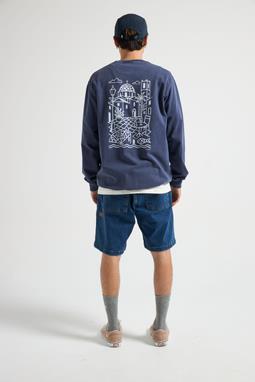 Trendsplant Sweatshirt La Plaza Dome Blue