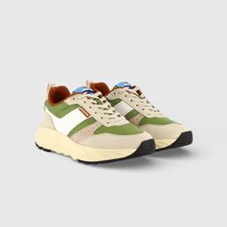 MEEKO Sneakers Pongo Epsom Olive Green