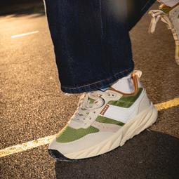 MEEKO Sneakers Pongo Epsom Olive Green
