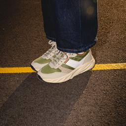 MEEKO Sneakers Pongo Epsom Olive Green