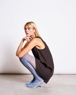 JAN 'N JUNE Kleid Salvia Schlammbraun