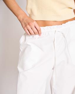 JAN 'N JUNE Broek Met Trekkoord, Wijd Model, Kiva Wit