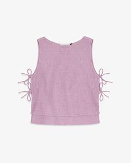Rotholz Wrap Top Pink Mist