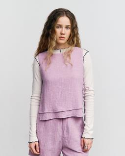Rotholz Wrap Top Pink Mist