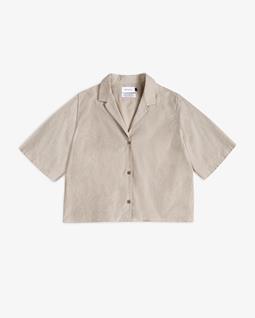 Rotholz Hemd Bowling Beige Gestreift