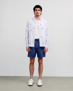 Rotholz Shorts Oceaanblauw