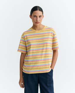 Thinking MU T-Shirt Lucia Mehrfarbig Gestreift