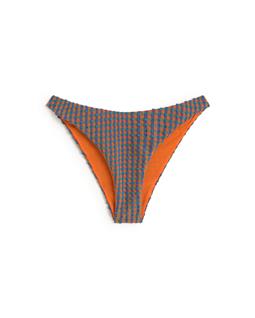 Thinking MU Bikini Bottom Seersucker Sicily Orange
