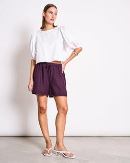JAN 'N JUNE Shorts Drawstring Marum Cherry Lacquer