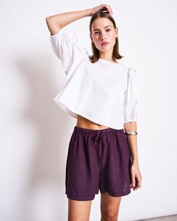JAN 'N JUNE Shorts Drawstring Marum Cherry Lacquer