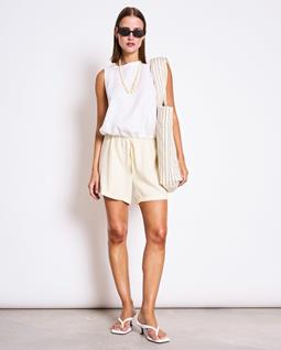JAN 'N JUNE Shorts Drawstring Marum Hellgelb