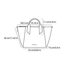 CANUSSA Tas Trotto Crossbody Wit