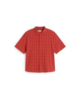 Thinking MU Shirt Paddy Seersucker Red