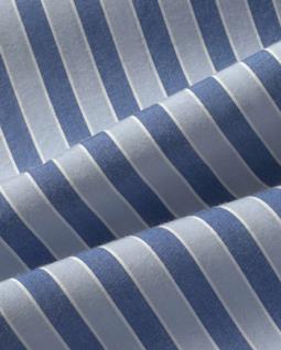 Thinking MU Broek Brigitte Relaxed Gestreept Blauw