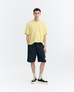 Thinking MU Shorts Hand Embroidered Gasper Navy 