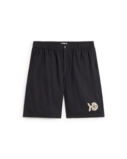 Thinking MU Shorts Hand Embroidered Gasper Navy 