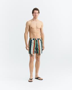 Thinking MU Shorts Swimwear Liu Multicolor Striped