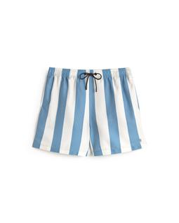 Thinking MU Shorts Bademode Limpopo Blau Gestreift