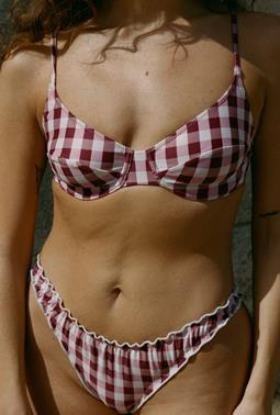 Nénés Bikinioberteil Mona Pink Vichy