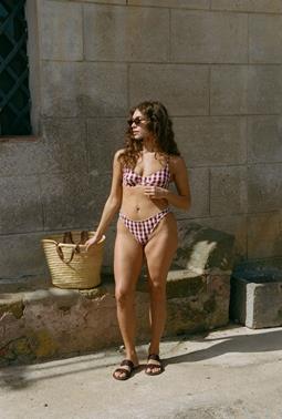 Nénés Bikinioberteil Mona Pink Vichy