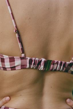 Nénés Bikinioberteil Mona Pink Vichy