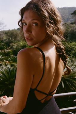 Nénés Badeanzug Louise Schwarz