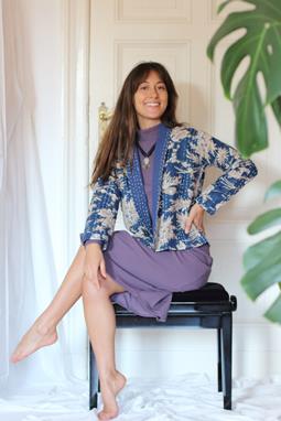 ManduTrap Strickjacke Sunaja Blau