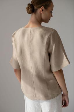 Amber Linen Wickeloberteil Aria Pale Sand