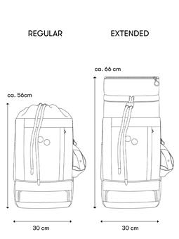 pinqponq Backpack Blok Medium Glazed Dusk