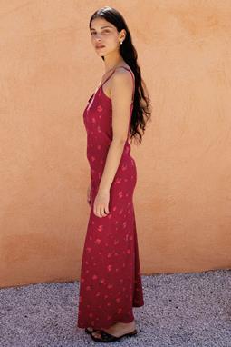 Avani Dress Jade Raspberry